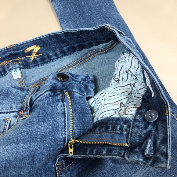 Seven7 Tummyless High Rise Skinny Size 12 - Picture 7 of 16